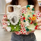 Decoden Phone Case DIY Kit Flowers Daises Sunflowers Mirror Frame Cream Charms