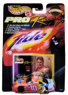 1997 1st edition sealed Nascar super speedway Mattel Hot wheels Ricky Rudd