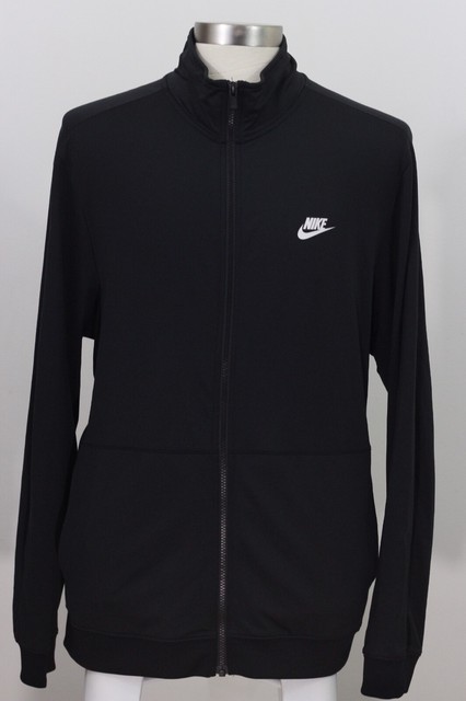 Nike Training Jacket Mens Size XL Extra Large Therma Mock Neck Black Heather | eBay