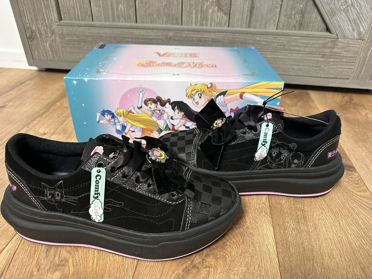 Vans Sailor Moon Black Old SKOOL Overt CC 2022 Collab Size 8