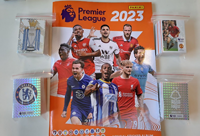 Panini Premier League 2023 Football 636 all Stickers loose + album