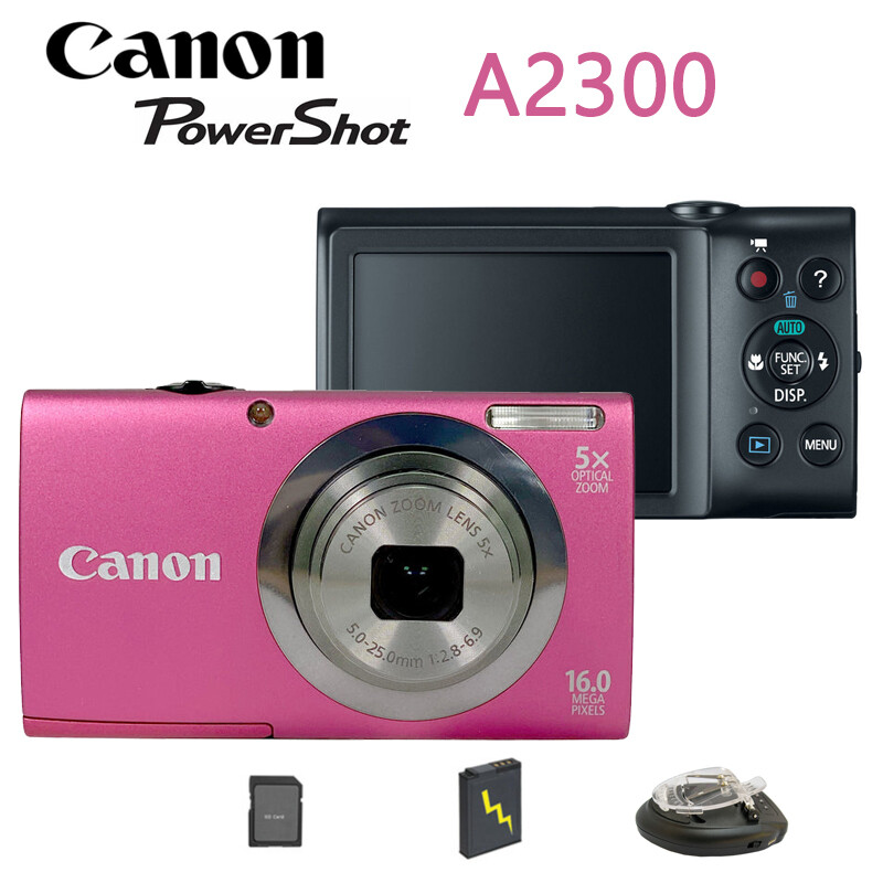 Canon Powershot A2300 HD 16.0 MP 5x Optical Zoom Digital Camera
