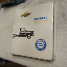 2000 Chevrolet Detail Specs CSV Commercial Specialty Vehicles Dealer Data Book 