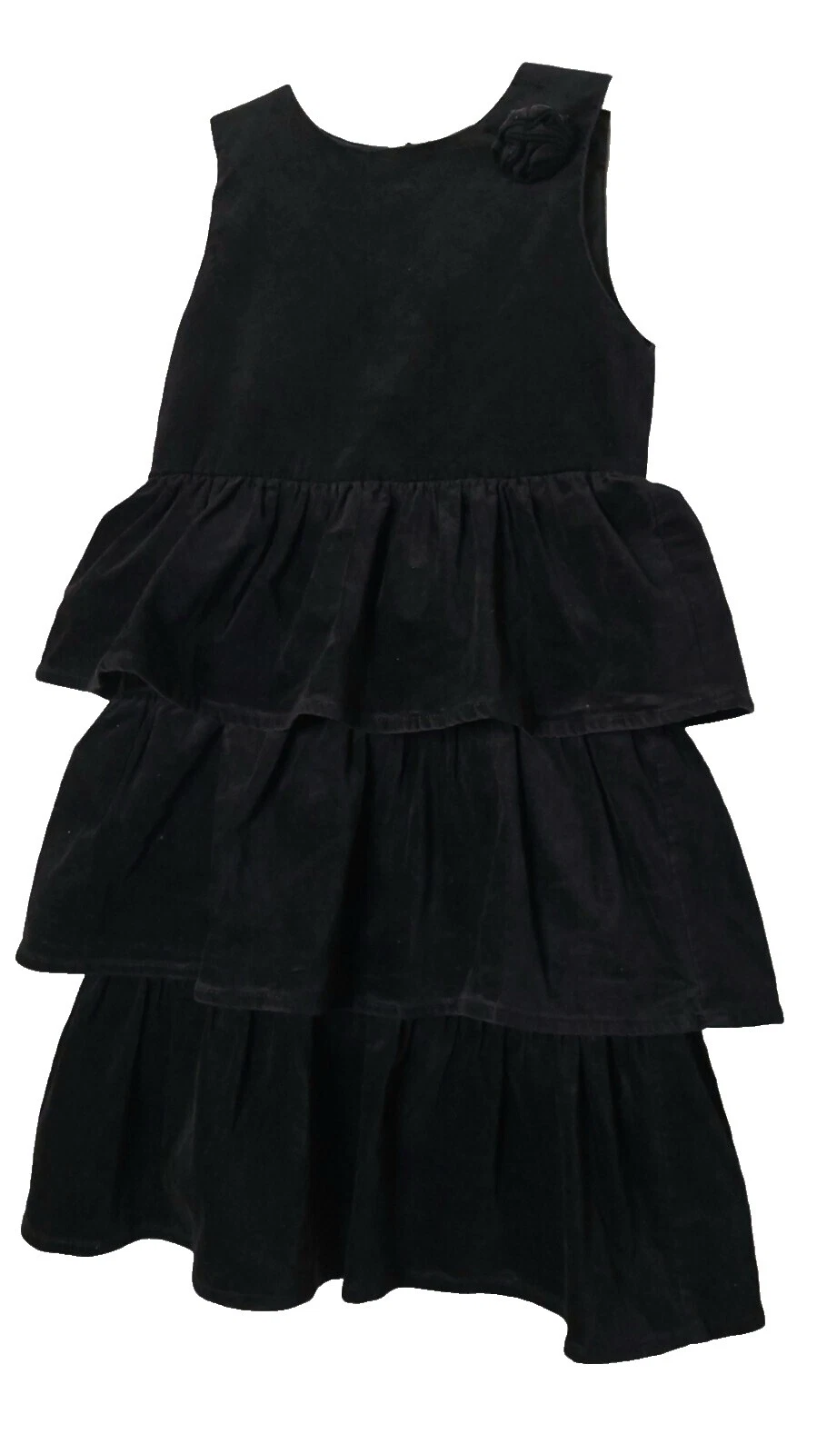 Vestidos de Navidad de Poliéster Velvet para Niñas