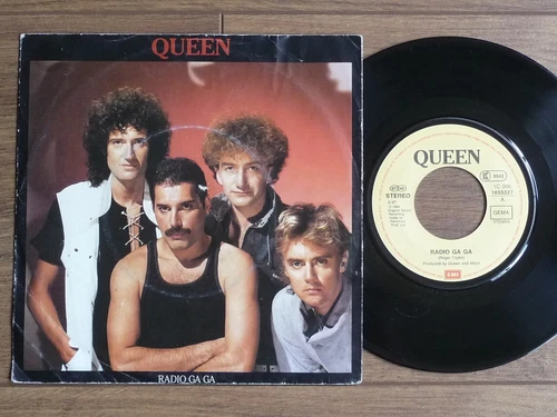 QUEEN - RADIO GA GA      1984  GERMAN   7"      VERY GOOD  CONDITION