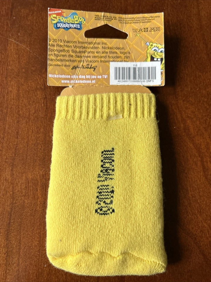 Губка Боб квадратные штаны 2010 редкая Евро мобильный телефон iPhone, MP3 мешок чехол - Изображение 3 из 4