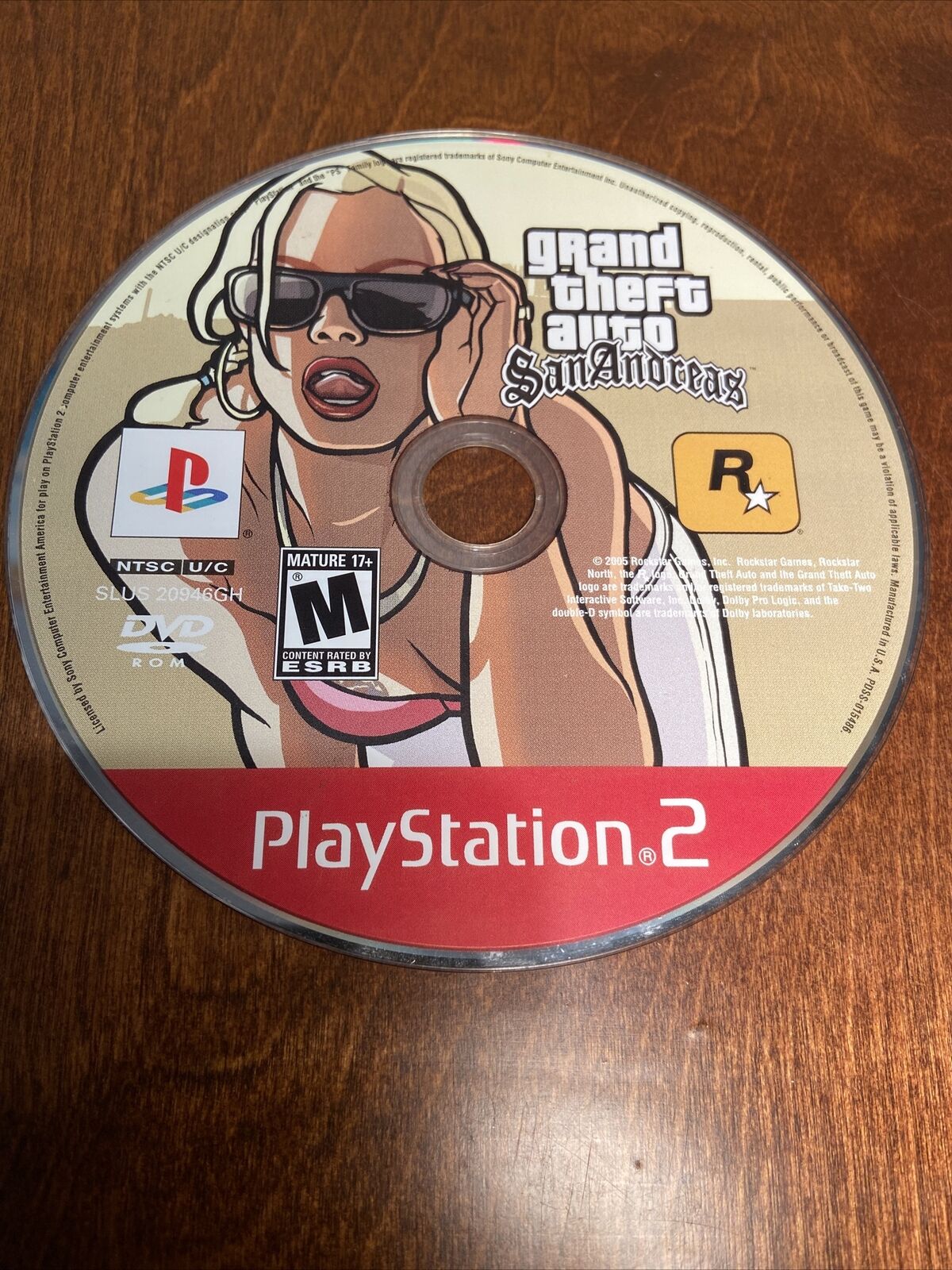 Grand Theft Auto: San Andreas GH PlayStation 2 2004 PS2 