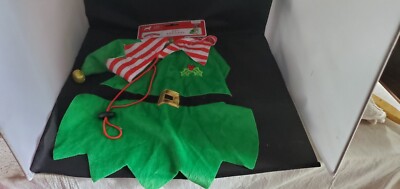 Walmart Holiday Time 2021 Small Elf Dog Costume