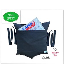 BLACK Hysterectomy Endometriosis C-Section Heart Hernia Comfort Hug Pillow + TIE