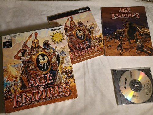 Age of Empires Big Box - 1997 Edition Original (Rare PC game collectable)