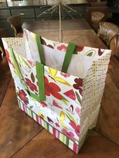 Reusable Tote Shopping/ Grocery Bag With Flower Design, From Lakota Sioux Tribe