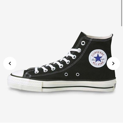 CONVERSE CANVAS ALL STAR J HI Sneakers Made in Japan BLACK US6.5 25.5cm no  box | eBay