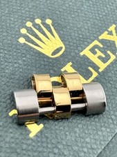 100 Genuine Rolex Jubilee 15mm Single 18k Gold and Steel Link