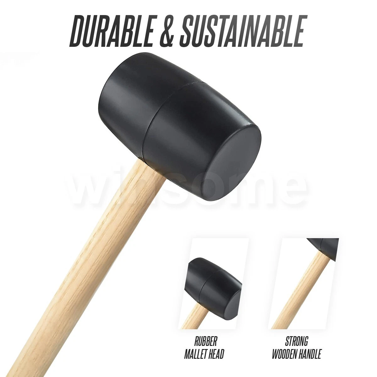 Large rubber 2024 mallet for paving