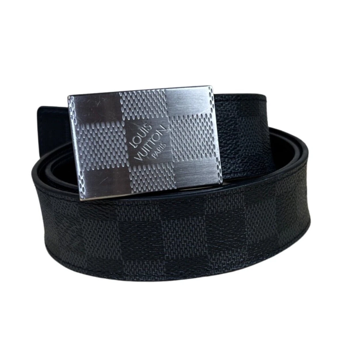 lv damier graphite belt