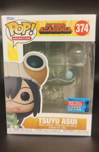 Funko Pop! Animation My Hero Academia 374 Tsuyu Asui 2021 Fall Con Vinyl Figure