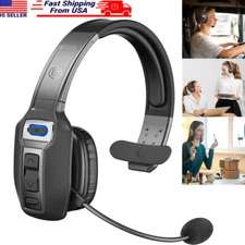 Trucker Noise Cancelling Bluetooth Headset Wireless Headphone for Truck Driver