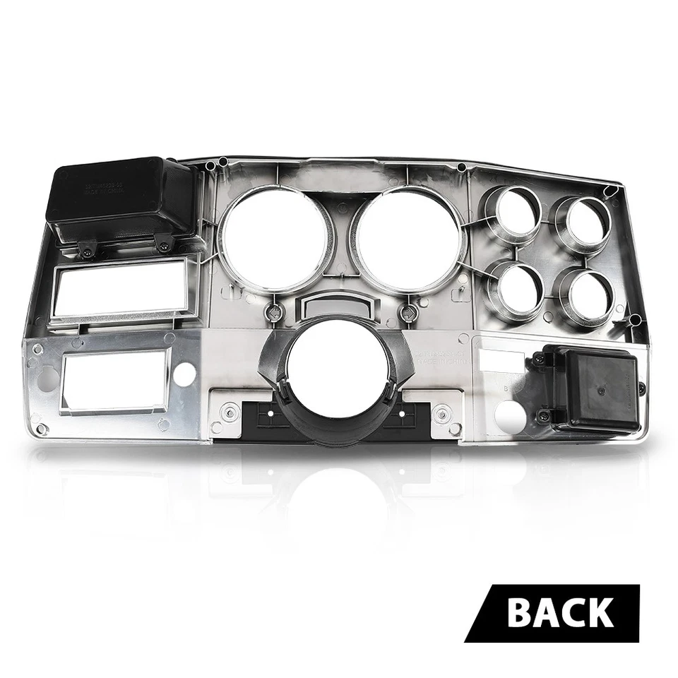 Fit For 1975-1980 Chevy GMC Pickup Truck Dash Instrument Bezel Without A/C - Image 3 of 4