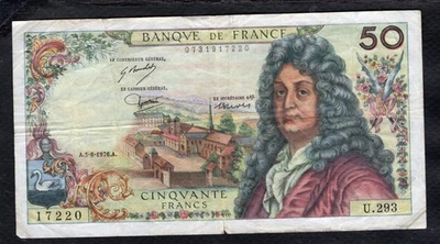 50 Francs Racine 3.6.1976 Etat TB - Photo 1/2