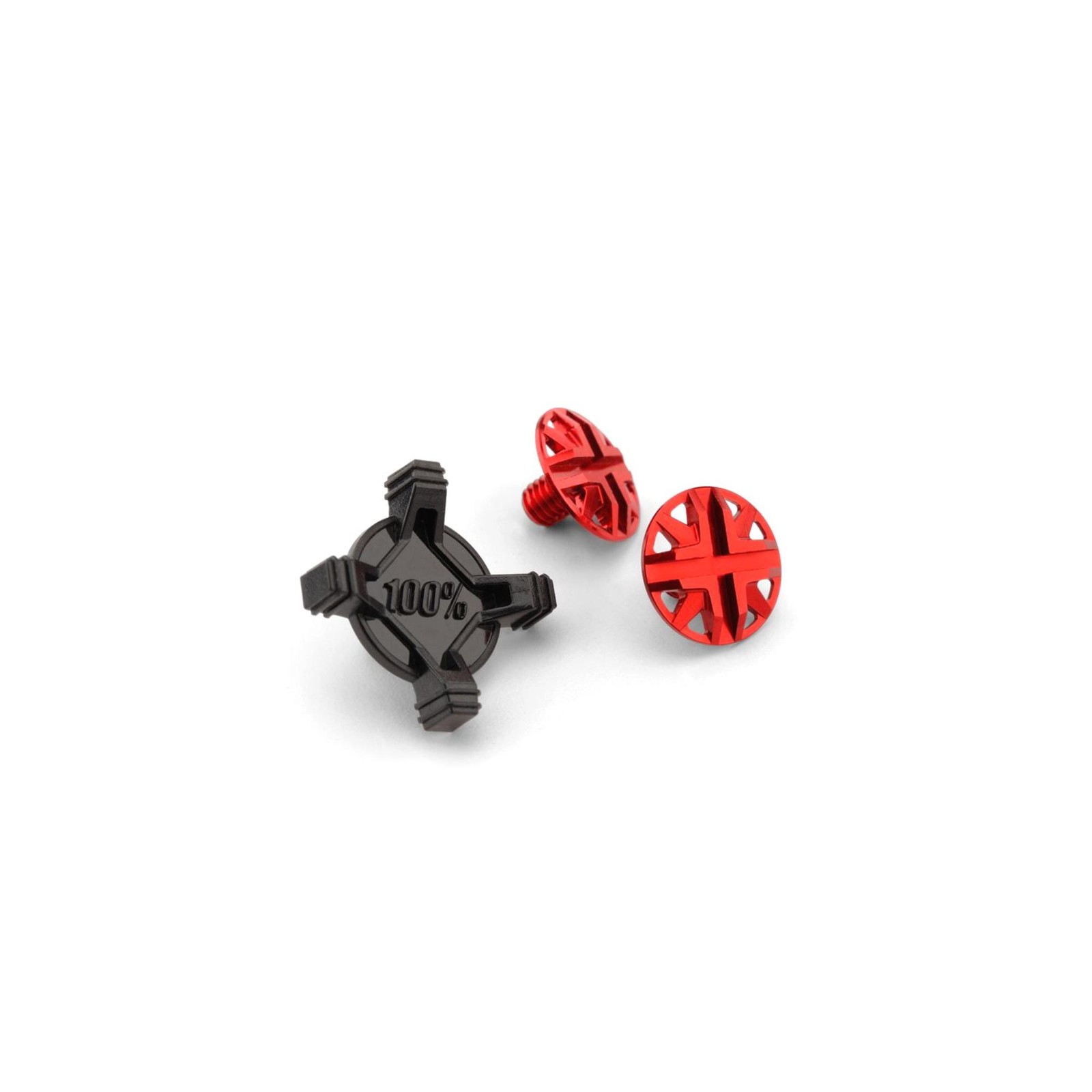 100 Aircraft Visor Screw Kit - Red 4990₽