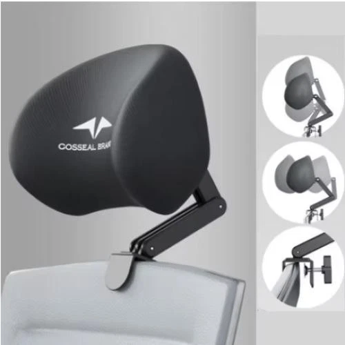 Silla de Oficina Ergonómica Reposacabezas - Almohada Cabeza Esponja Ajustable Universal con E Foto 4 de 4