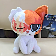 RARE NIB Warrior Cats Mini Plush 6" Brightheart Cat Warriors Collectible