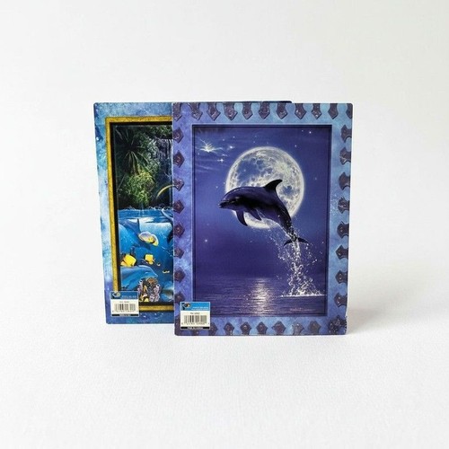 Christian Riese Lassen Dolphin Art Folder Lot – Set (2) – Vintage 90s Stationery