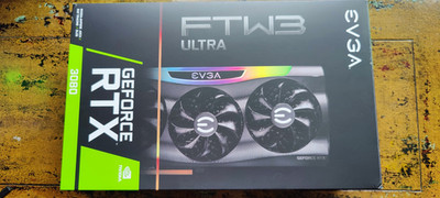 EVGA GeForce RTX 3080 FTW3 Ultra 10GB GDDR6X Graphics Card - Tested/Original Box