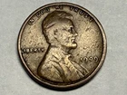 1909-VDB Lincoln wheat cent. Fine-VF. #q7
