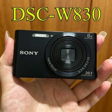 Sony DSC-W830 Cyber-shot Digital Camera 8x Optical Zoom 20.1MP Black English