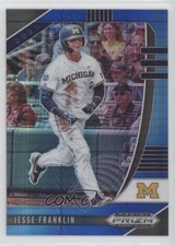 2020 Panini Prizm Draft Picks Blue & Carolina Hyper Jesse Franklin V #PDP97 06on