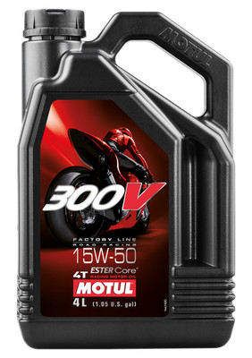 Motul Motorenöl 300V 4T FL Road Racing 15W50 4 Liter 110100