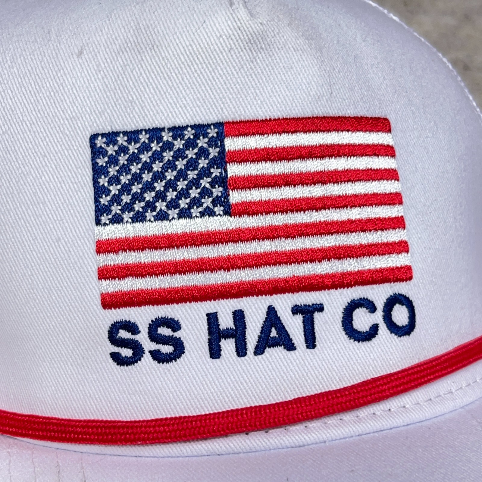 Southern String Hat Cap Snapback Trucker White Re… - image 2