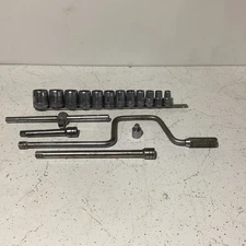 1/2” Drive S-k Sockets, Extensions, T Bar And Speed Wrench
