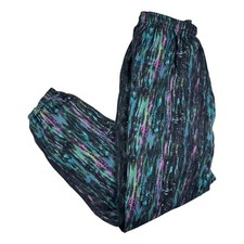 Vintage Neon Splatter Muscle Beach MC Hammer Parachute Pants Sz L Made In USA