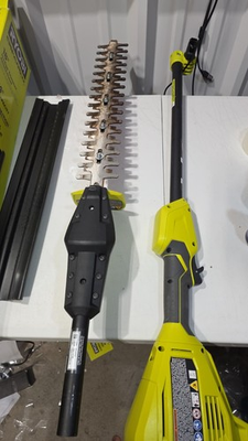 #ad #ad RYOBI 40V Expand It 18 in. Universal Hedge Trimmer Attachment 40V Motor $129.99