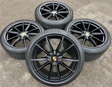 4 ORIGINAL 20" 21" ALU WINTERRÄDER PORSCHE 911 992 992601025C 992601025 SCHWARZ 
