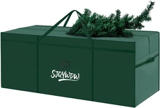 Small Christmas Tree Storage Bag 4ft 5ft Heavy Duty 600D Canvas Green