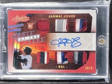 Jones, Jahmai - 2021 Absolute - Patch/Autograph - 2/25