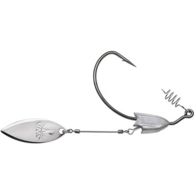 VMC Heavy Duty Weighted Willow Swimbait Hook Black Nickel