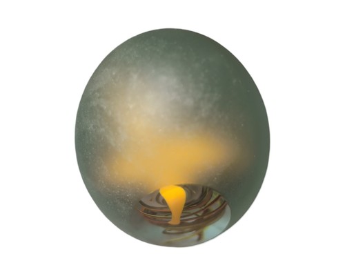 Artcristal Bohemia 3,75" handgeschnitten Milchglas nicht mehr produziert gelbe Blume Briefbeschwerer - Bild 2 von 6