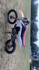 140cc Pitbike Big Wheel Orange And White Plastics Full Moto Madness Parts Stock.