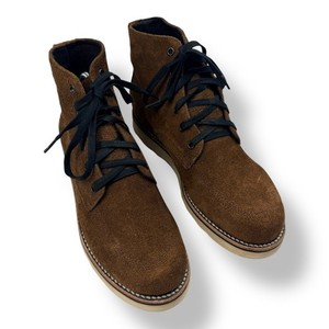 Broken Homme Mens 8.5 D‎ Brown Suede Boots Made in USA Slip Oil Resistant New Broken Homme James Boot FB12002 Mens Burgundy Leather Casual  main image 3