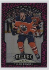 2020-21 Upper Deck Allure Rookie Pink Leopard Tyler Benson #84 1pf0
