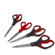 Scotch Multi-Purpose Scissors Set, 8 Inch and Precision Shears, 4 Pcs, Mixed