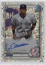 2020 Bowman Chrome Prospects Speckle Refractor 111/299 Ezequiel Duran Auto u5x