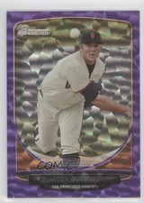 2013 Bowman Prospects Purple Ice 9/10 Clayton Blackburn #BP98 0b0