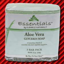 Glycerine Bar Soap, Aloe Vera, 12 oz, 3 Count