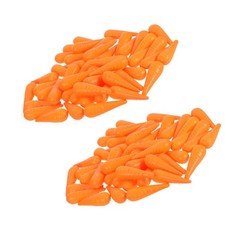 100 Pcs Snowman Decorative Nose Mini Carrots for Halloween Dress up