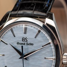 Grand Seiko Elegance Collection Ice Blue 'Omiwatari' 38.5mm Full Set - SBGY007 8